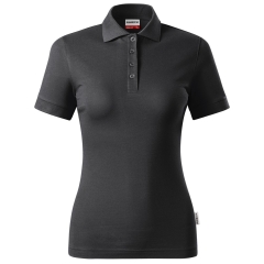 Tricou dama polo Resist Heavy R21 Rimeck Malfini-Ebony gray-94-S