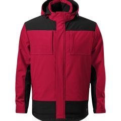 Jacheta barbati softshell de iarna Vertex W55 Rimeck Malfini -Rosu marlboro-23-S