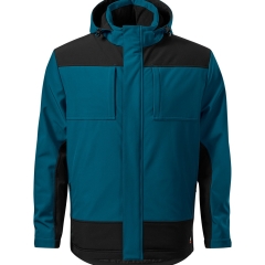 Jacheta barbati softshell de iarna Vertex W55 Rimeck Malfini -Albastru petrol-93-S